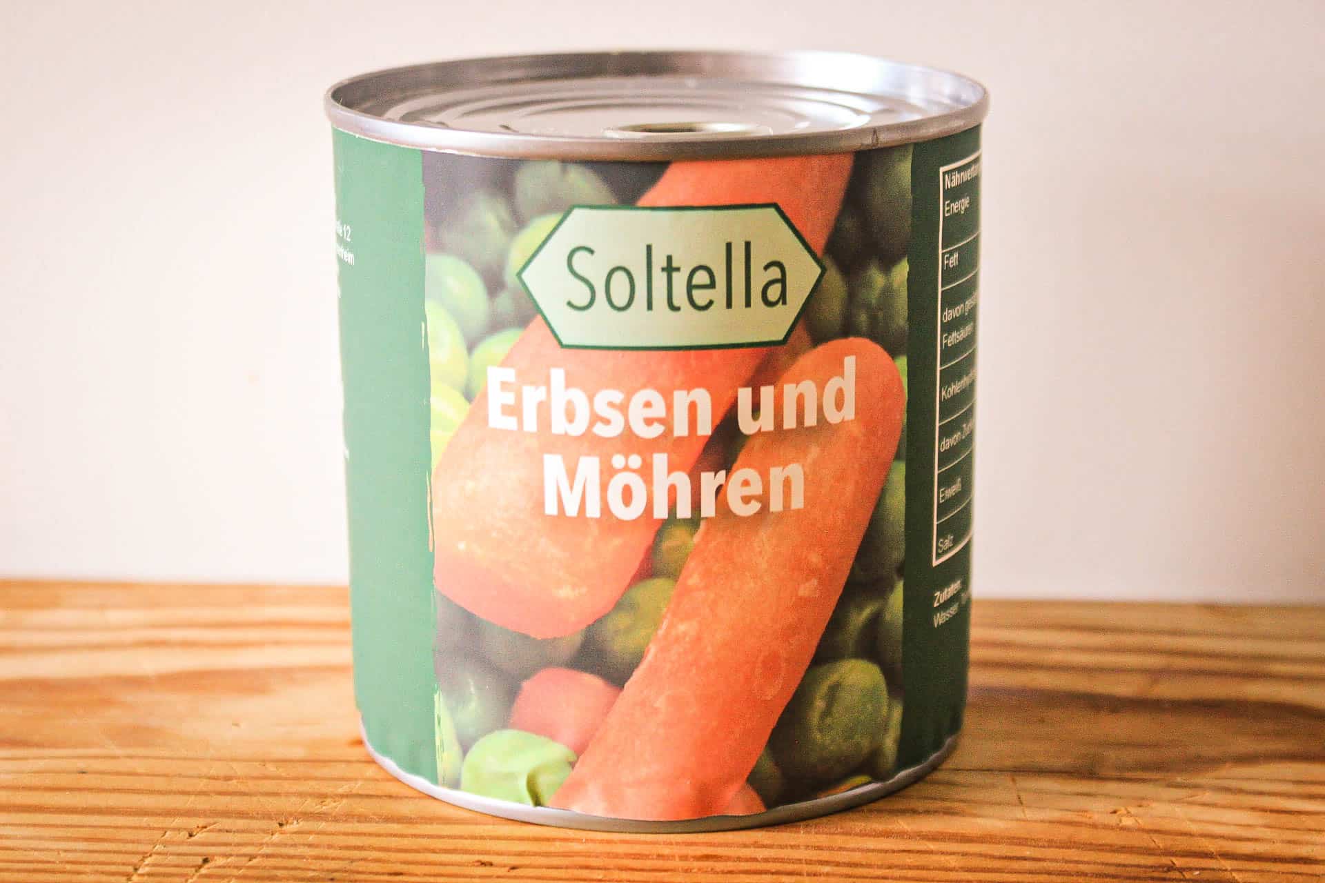 Erbsen und Möhren