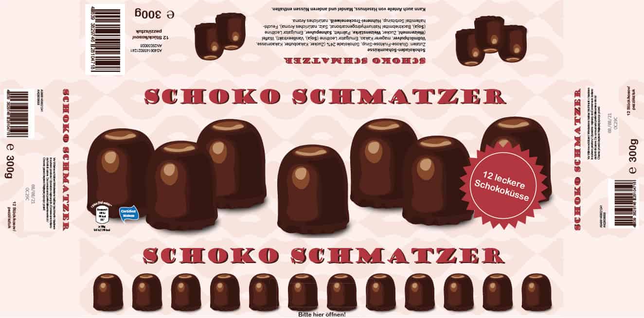 Verpackung "Schokoschmatzer" – Bild 2