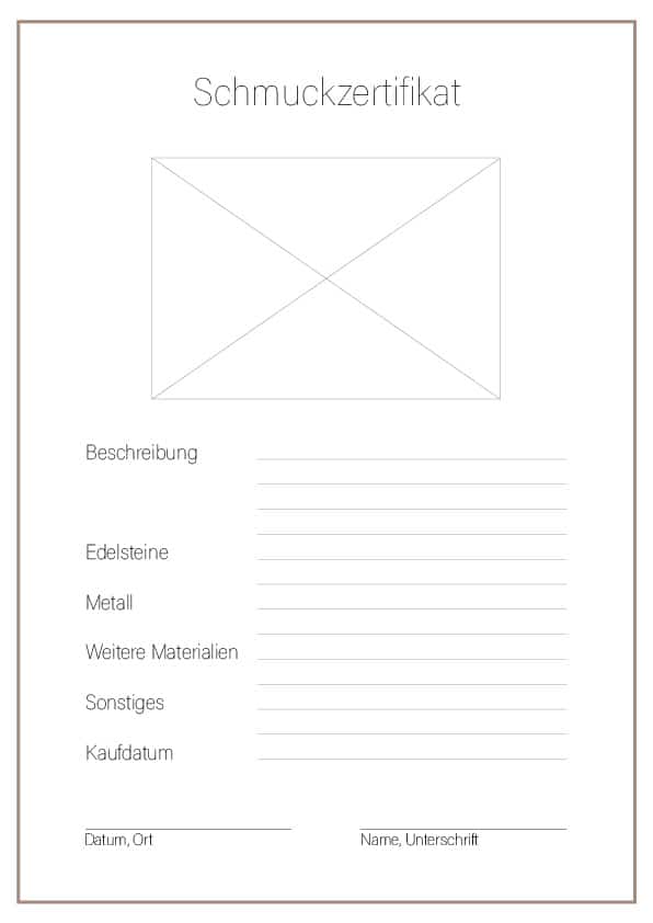 Schmuckzertifikat – Bild 2