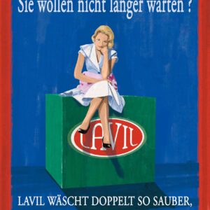Retro Werbeplakat "Lavil"