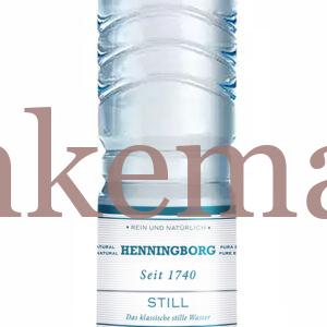 Henningborg Mineralwasser 1,5 Liter, Banderole