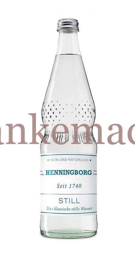 Henningborg Mineralwasser 0,75 oder 1 Liter