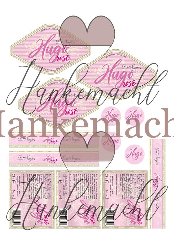 Hugo, 0,75 Liter, Rosé – Bild 3