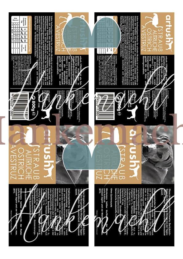 Artush Strauß Dose, 800 g – Bild 2