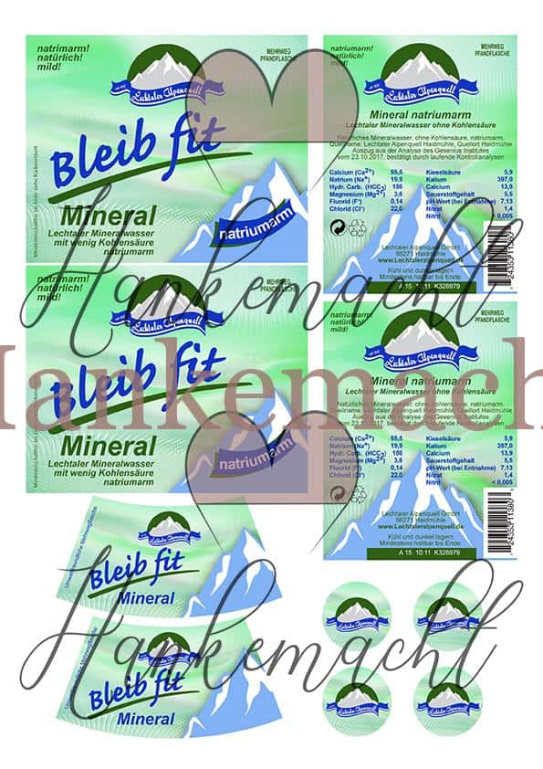 Lechtaler Alpenquell bleib fit Mineralwasser 0,75 Liter und 1 Liter, natriumarm – Bild 2