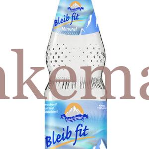 Lechtaler Alpenquell bleib fit Mineralwasser 0,75 Liter und 1 Liter, minimalisiert