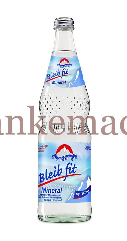 Lechtaler Alpenquell bleib fit Mineralwasser 0,75 Liter und 1 Liter, spritzig