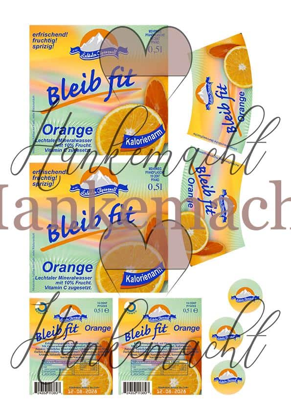 Lechtaler bleib fit 0,5 L, Orange – Bild 3