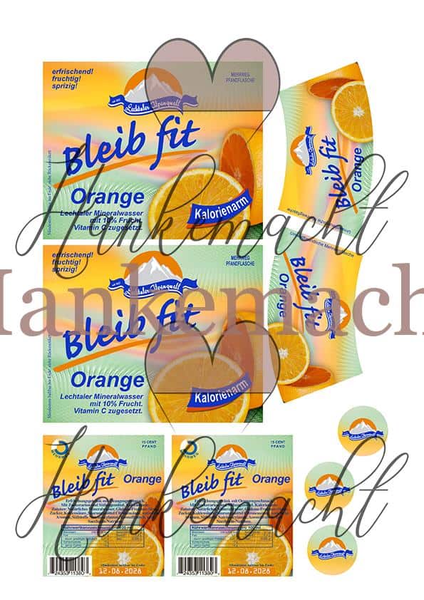 Lechtaler bleib fit 0,7 – 1 L, Orange – Bild 2