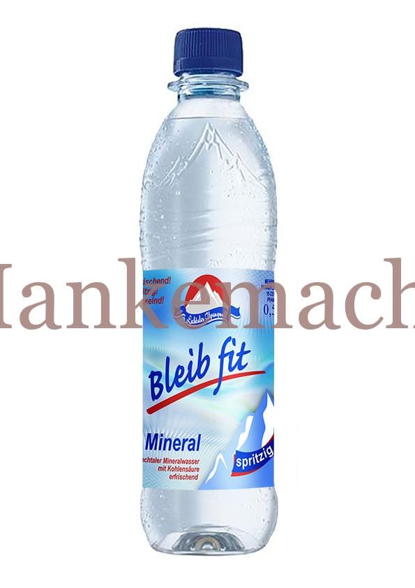 Lechtaler Alpenquell bleib fit Mineralwasser 0, 5 Liter, spritzig
