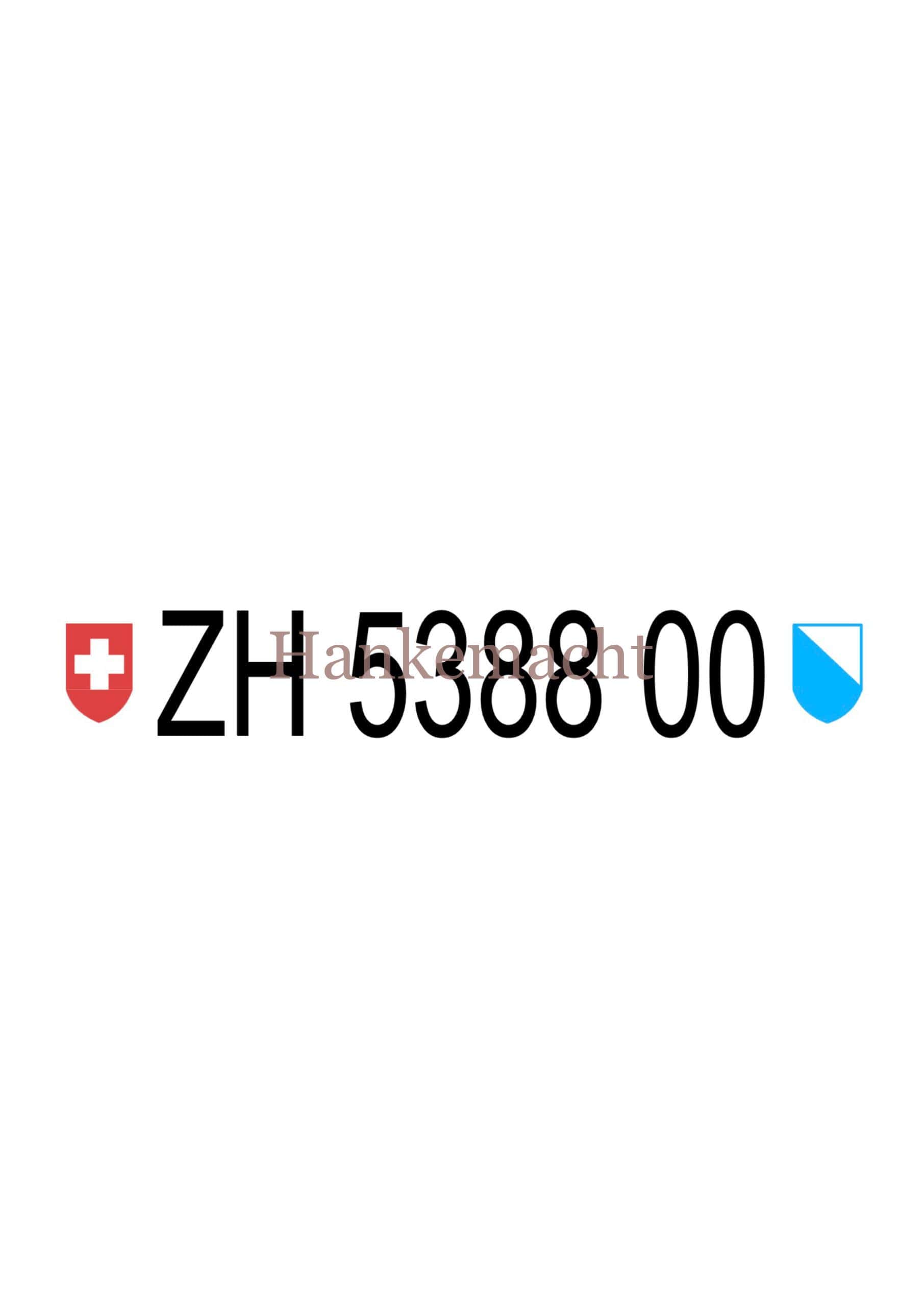 Kennzeichen Schweiz Zürich