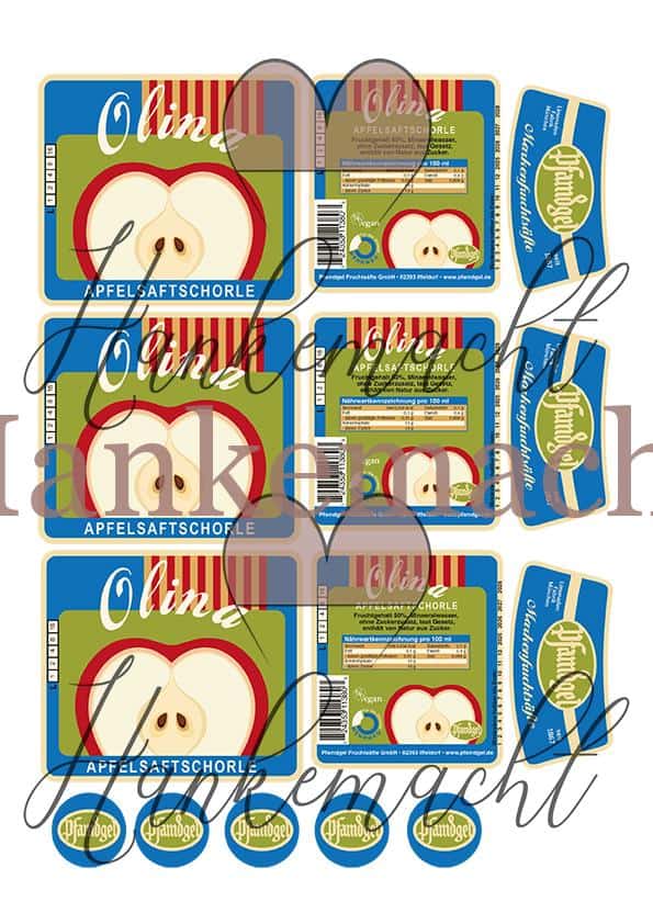 Olina Apfelsaft, klein 0,2L, 0,33 L und 0,5 Liter – Bild 4