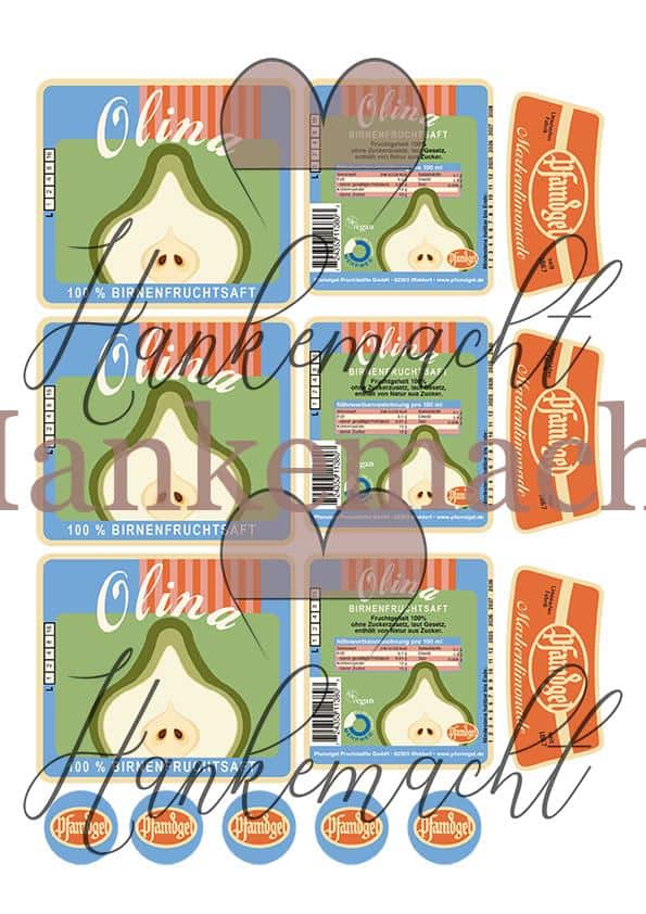 Olina Birnensaft, klein 0,2L, 0,33 L und 0,5 Liter – Bild 2