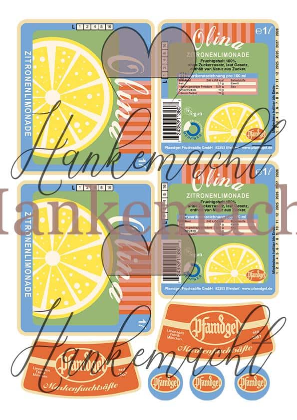 Olina 1 Liter, Zitronenlimonade – Bild 2