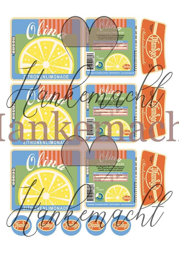 Olina Zitronenlimonade, klein 0,2L, 0,33 L und 0,5 Liter – Bild 3