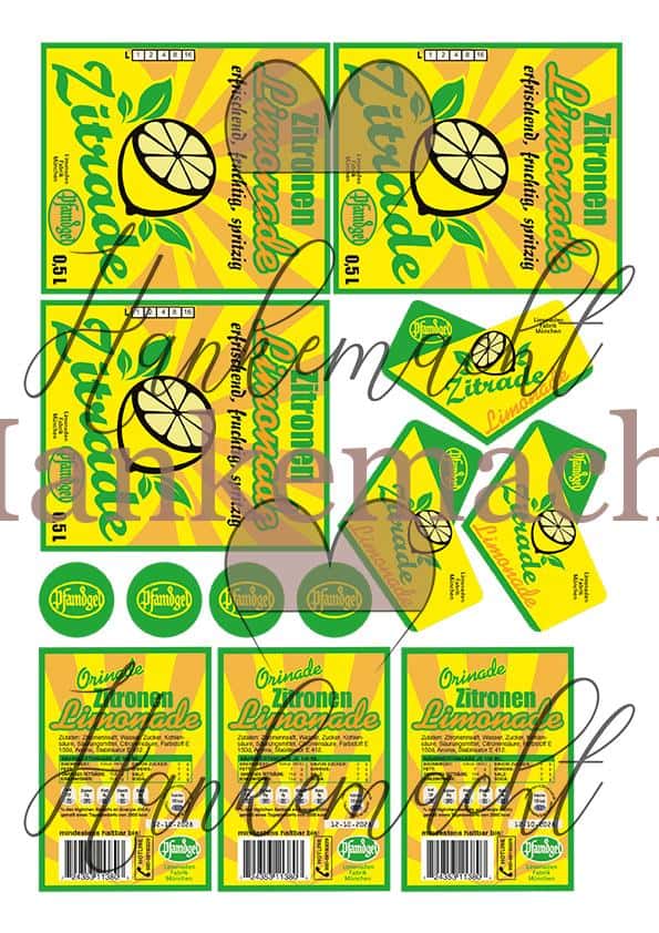 Zitrade Zitronen Limo 0,5 Liter – Bild 2