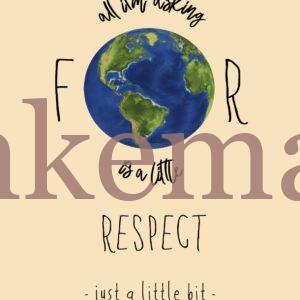 Poster Respect Earth Climate Change