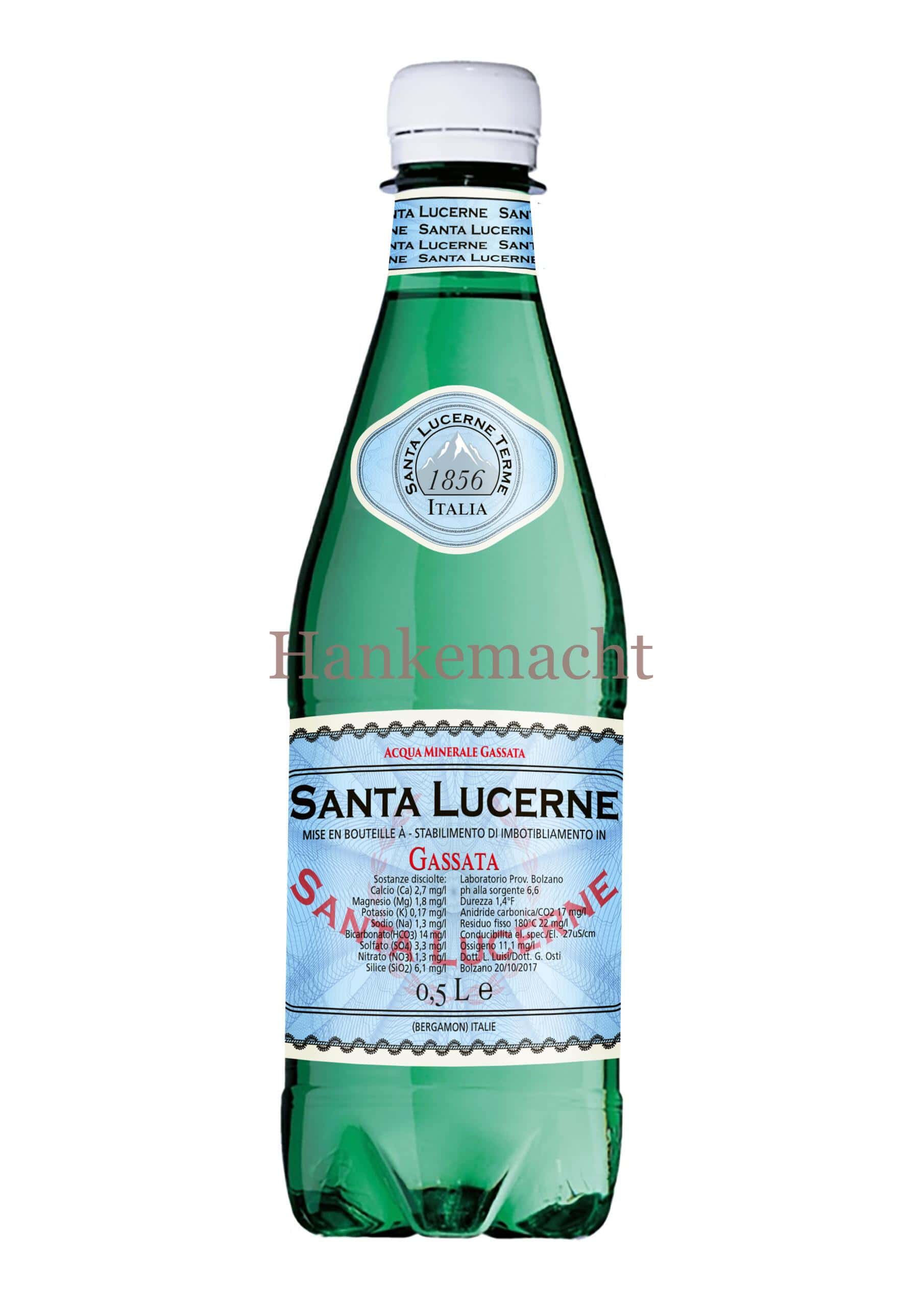 Santa Lucerne Gassata 0, 5 Liter, Banderole