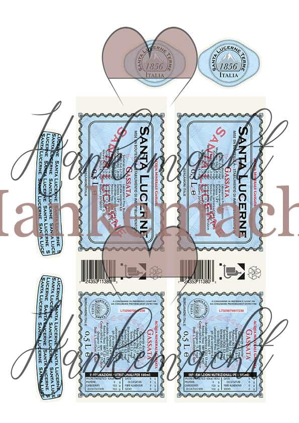 Santa Lucerne Gassata 0, 5 Liter, Banderole – Bild 2