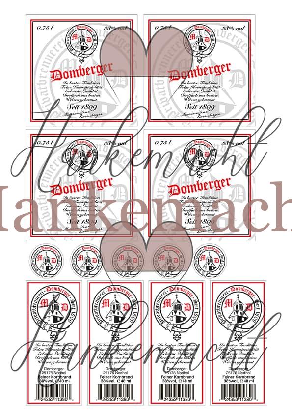 Schnaps Domberger 0,7 Liter – Bild 2