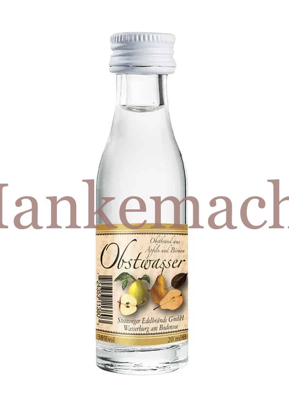 Schnaps Steininger Obstwasser 0,2 Liter – Bild 2