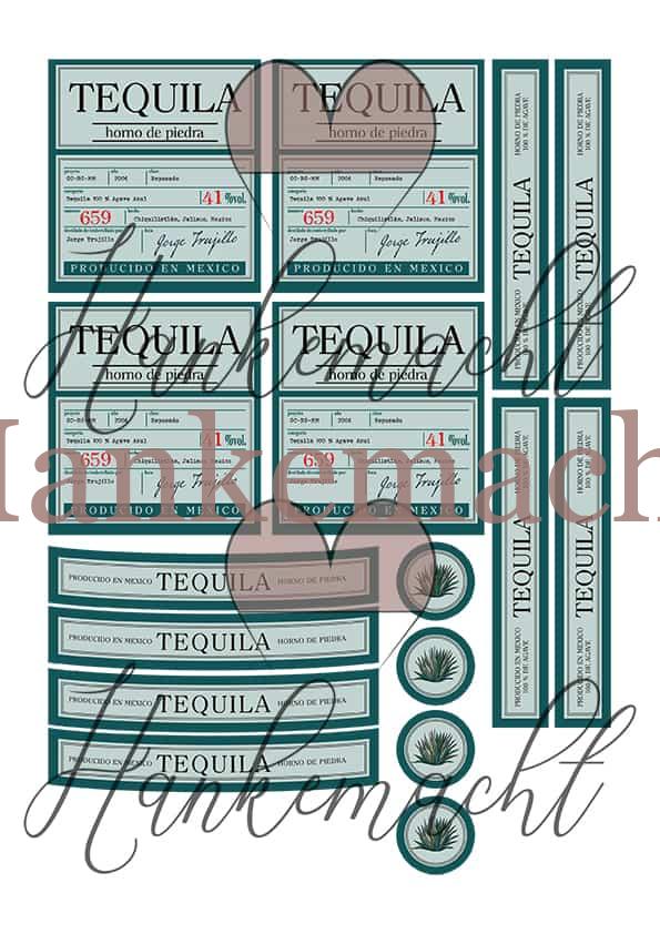 Tequila horno de piedra, 0,5 bis 1 Liter – Bild 2