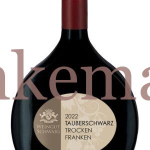 Trauberschwarz Boxbeutel Weingut Schwaig