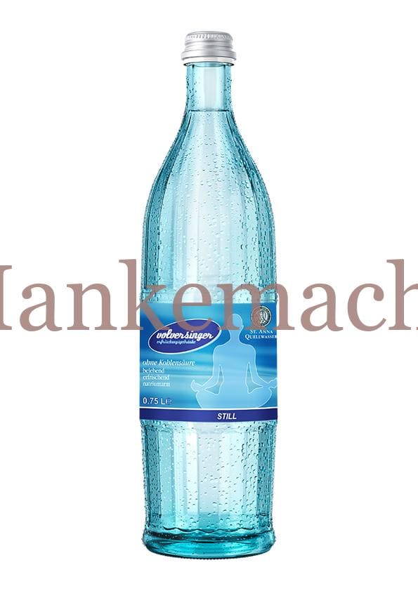 Volversinger Mineralwasser 0,75 Liter, Banderole, Blau