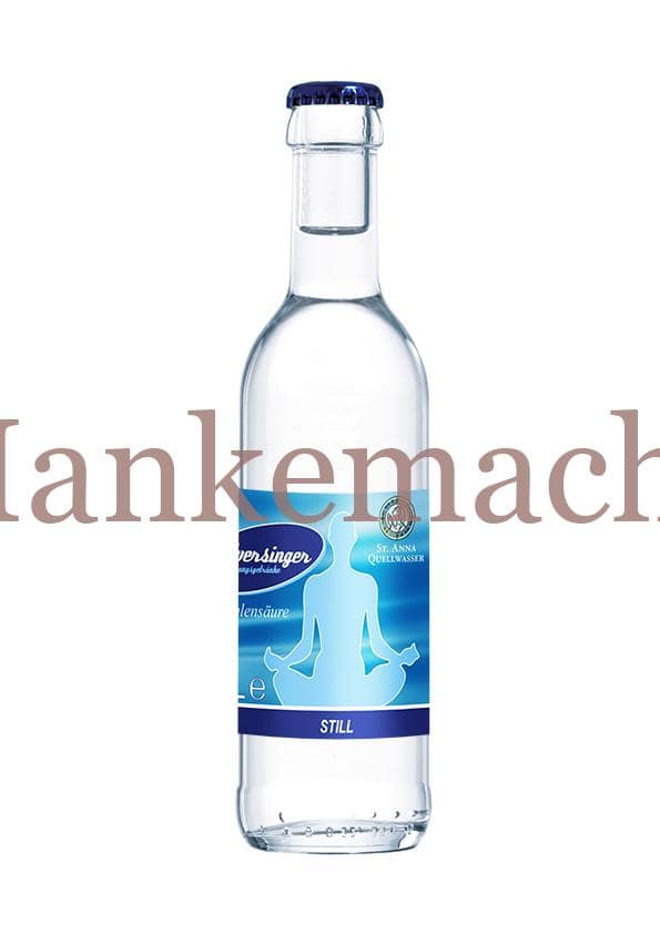 Volversinger Mineralwasser 0,25 Liter, Banderole, Blau