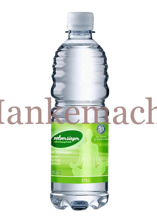 Volversinger Mineralwasser 0,75 Liter, Banderole, Grün