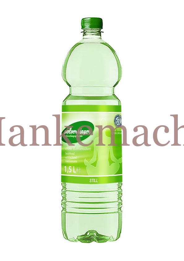 Volversinger Mineralwasser 1,5 Liter, Banderole, Grün