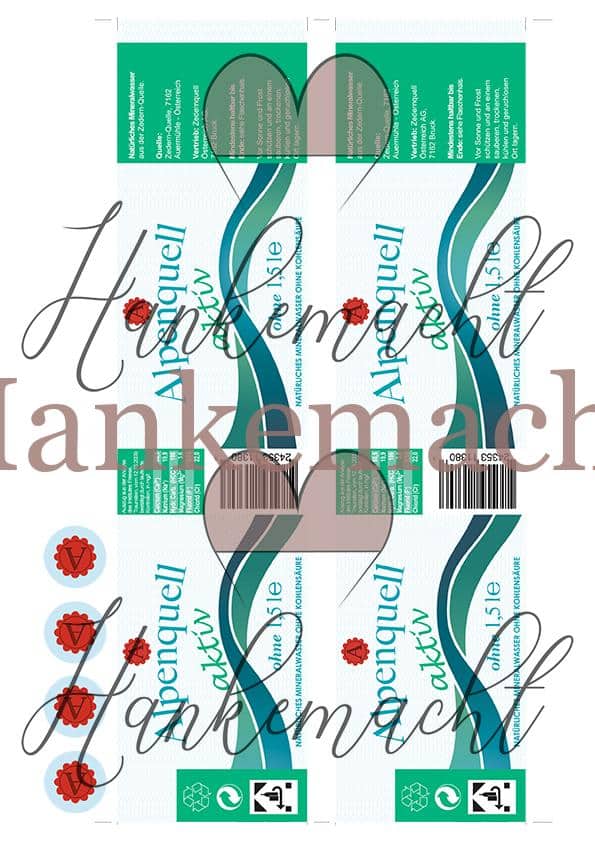 Alpenquell aktiv, 1,5 Liter, Banderole – Bild 2