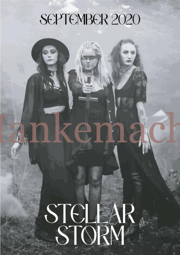 Stellar Storm - Drei Hexen mit ihrer Metal Band auf Tour im September 2020